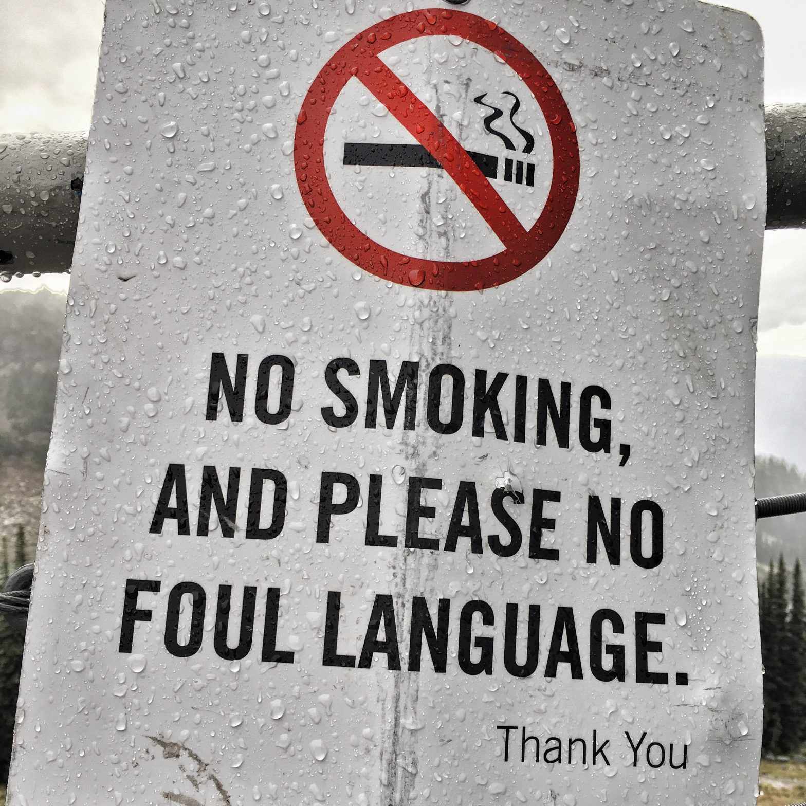 Please no foul language